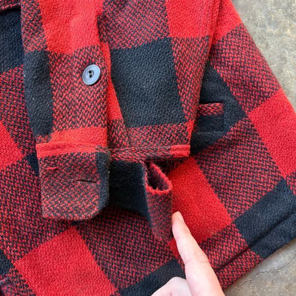 Beautiful Vintage 1950s Wool Plaid Jacket Brent - Picture 7 of 9